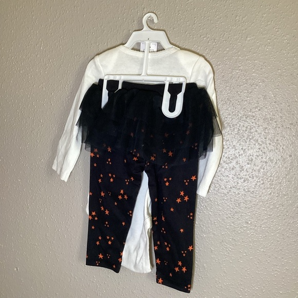 NEW Carter's Just One You® Baby 'My Little Boo' Halloween Top & Bottom Set 9 Mo - Picture 4 of 4